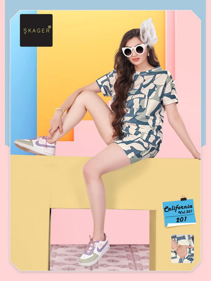 California Vol 2 Skager Imported Shorts Night Suits Wholesale Price