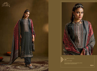 Calista 102 Shiddat Viscose Pashmina Suits Wholesaler
