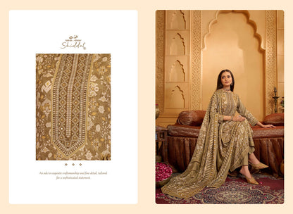 Calista 106 Shiddat Viscose Pashmina Suits Wholesale Price