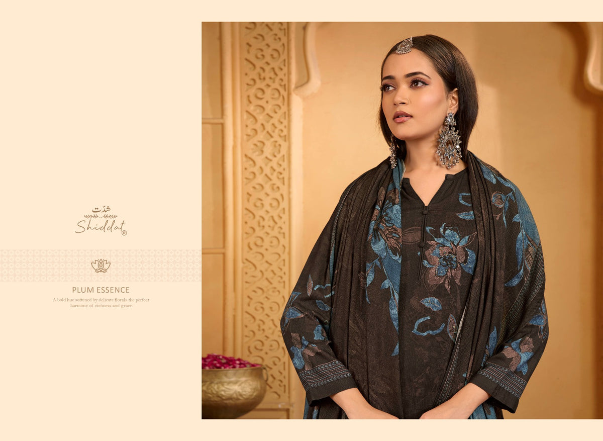 Calista 114 Shiddat Viscose Pashmina Suits Wholesale Rate