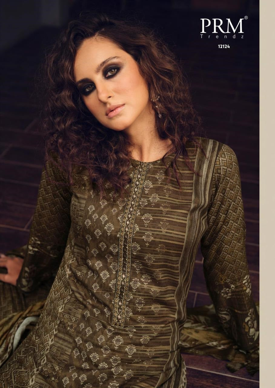 Calla Prm Trendz Viscose Pashmina Pant Style Suits Wholesaler India