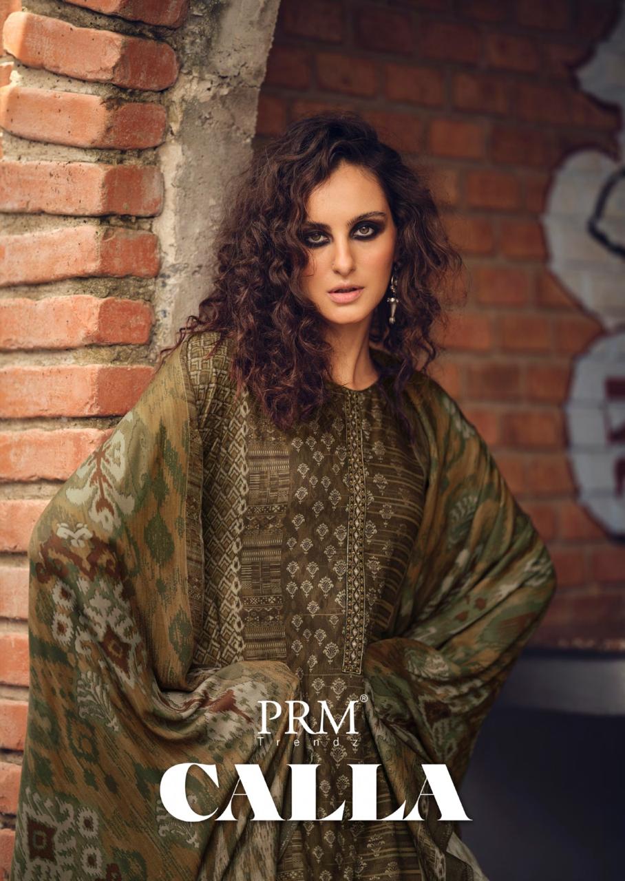 Calla Prm Trendz Viscose Pashmina Pant Style Suits Wholesaler India