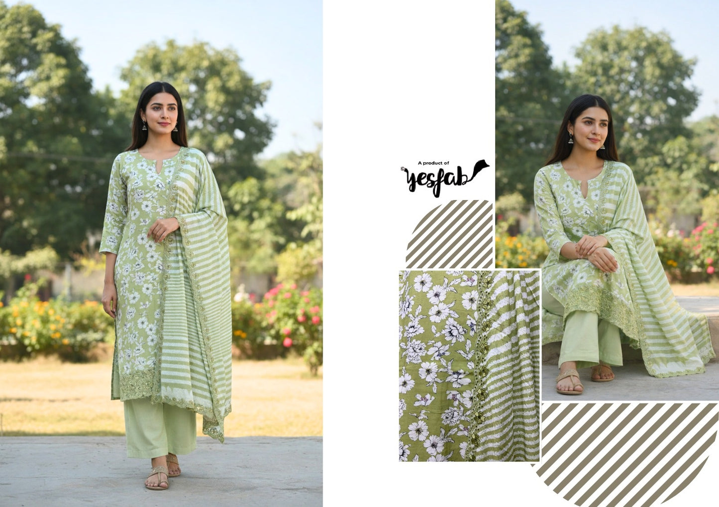 Camellia Yesfab Modal Pant Style Suits Manufacturer Gujarat