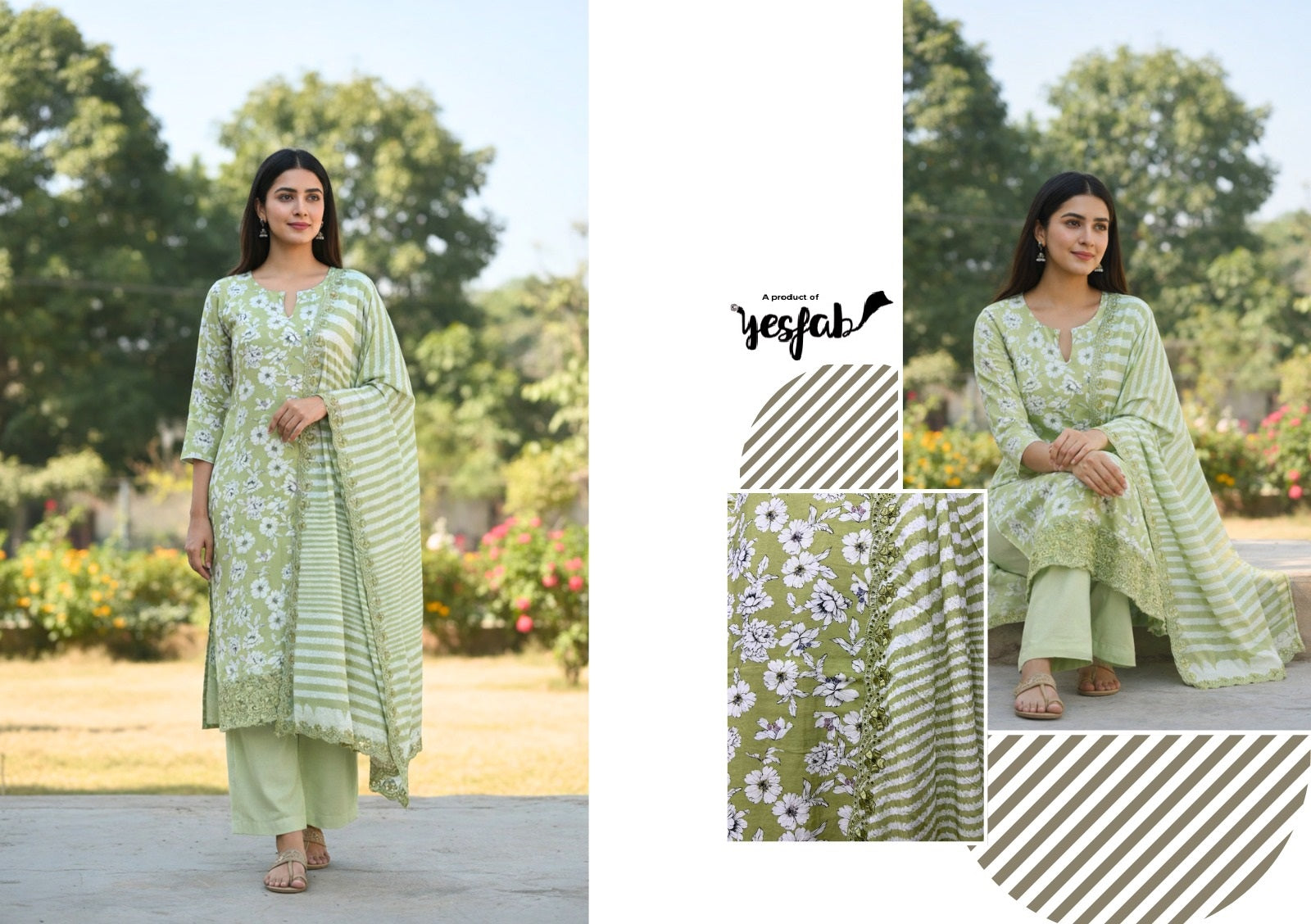 Camellia Yesfab Modal Pant Style Suits Manufacturer Gujarat