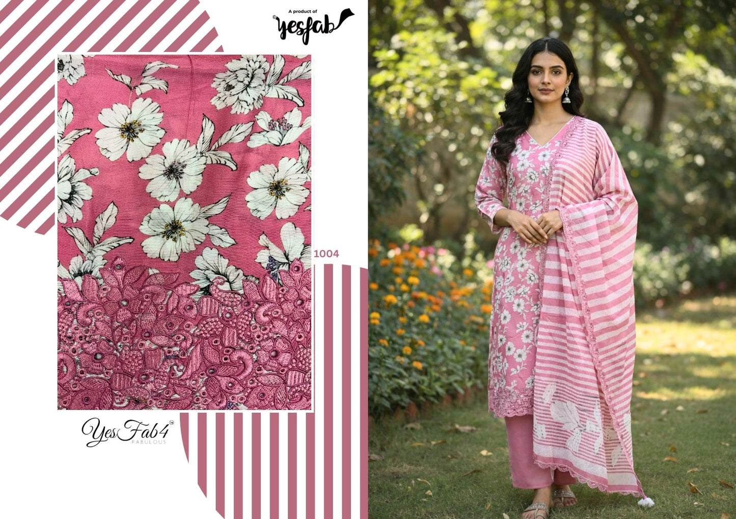 Camellia Yesfab Modal Pant Style Suits Manufacturer Gujarat