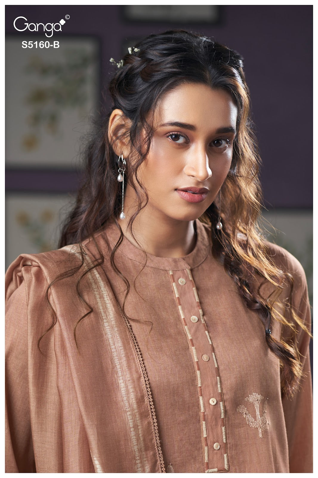 Camilla S5160 Ganga Cotton Satin Pant Style Suits Supplier Gujarat