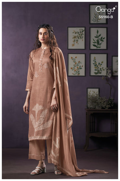 Camilla S5160 Ganga Cotton Satin Pant Style Suits Supplier Gujarat