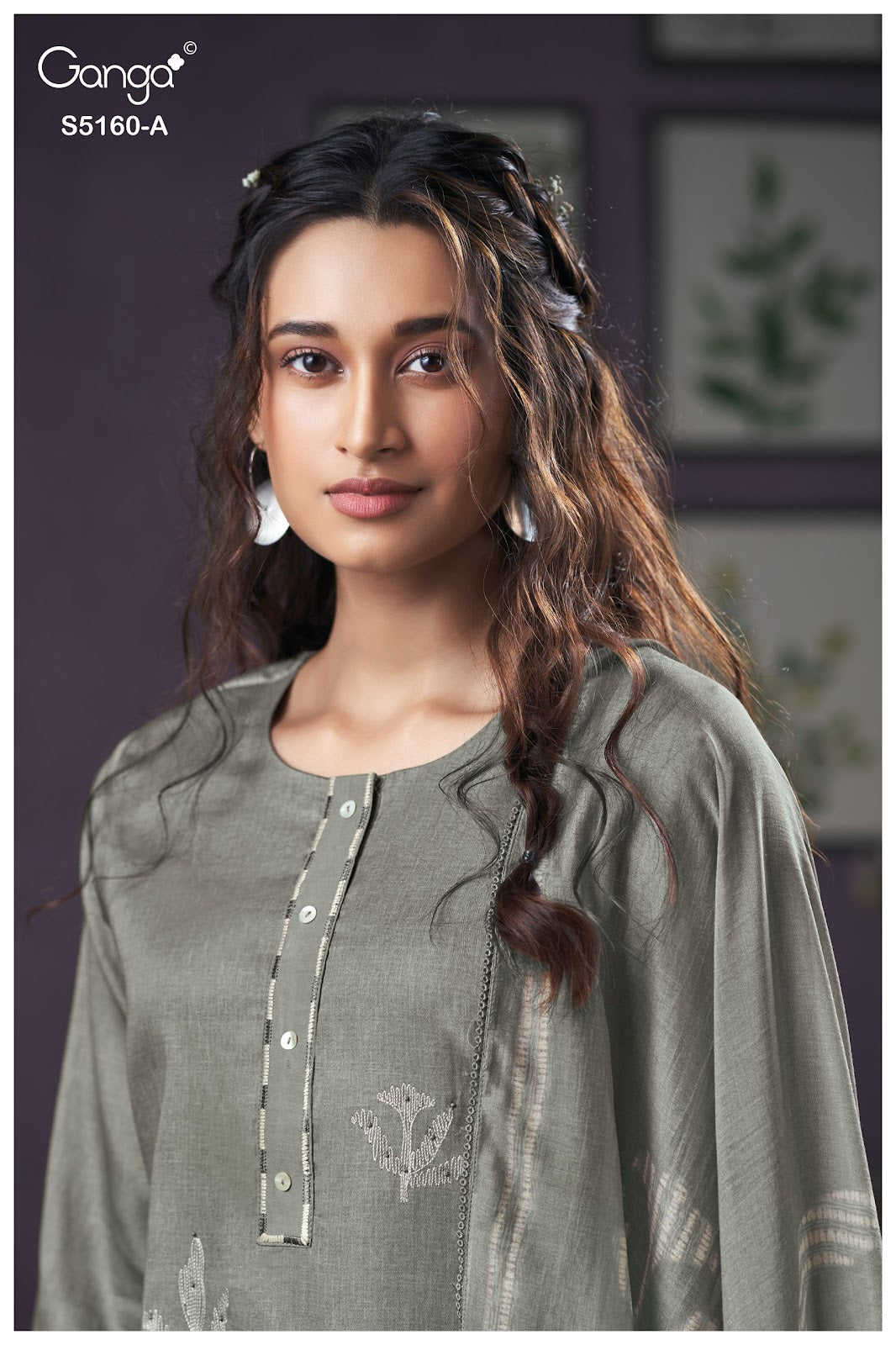 Camilla S5160 Ganga Cotton Satin Pant Style Suits Supplier Gujarat