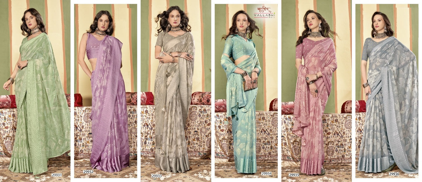 Camilla Vallabhi Prints Georgette Sarees Exporter