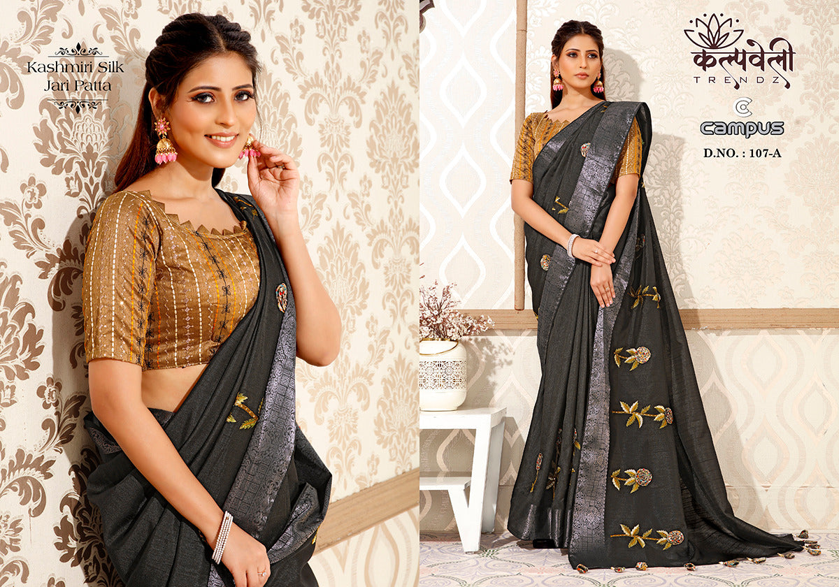 Campus 107 Kalpveli Kashmiri Silk Sarees