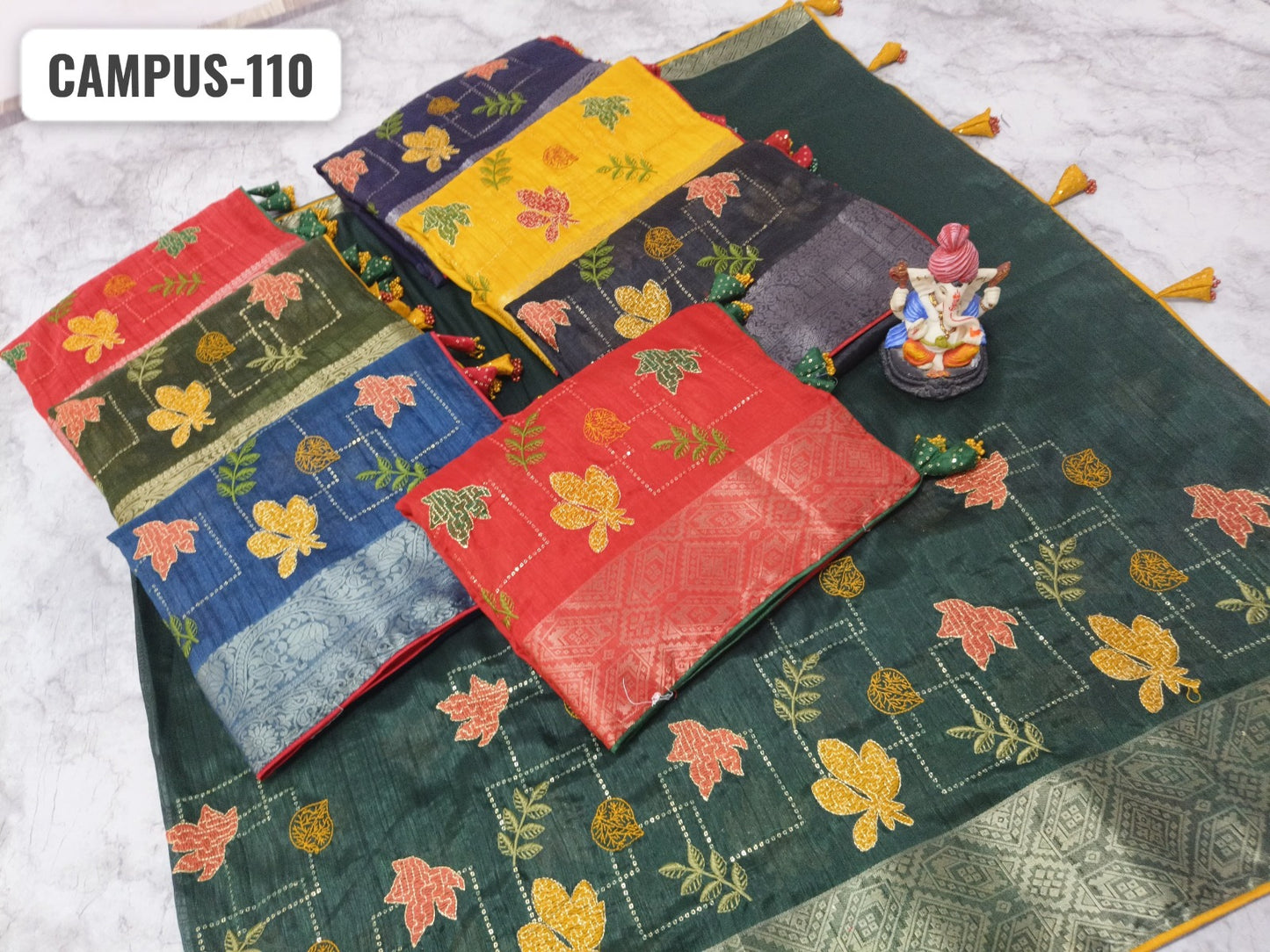 Campus 110 Kalpveli Cotton Sarees