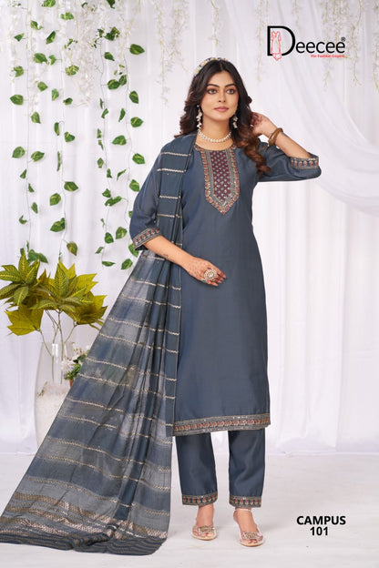 Campus Deecee Vatican Readymade Pant Style Suits Wholesale Price