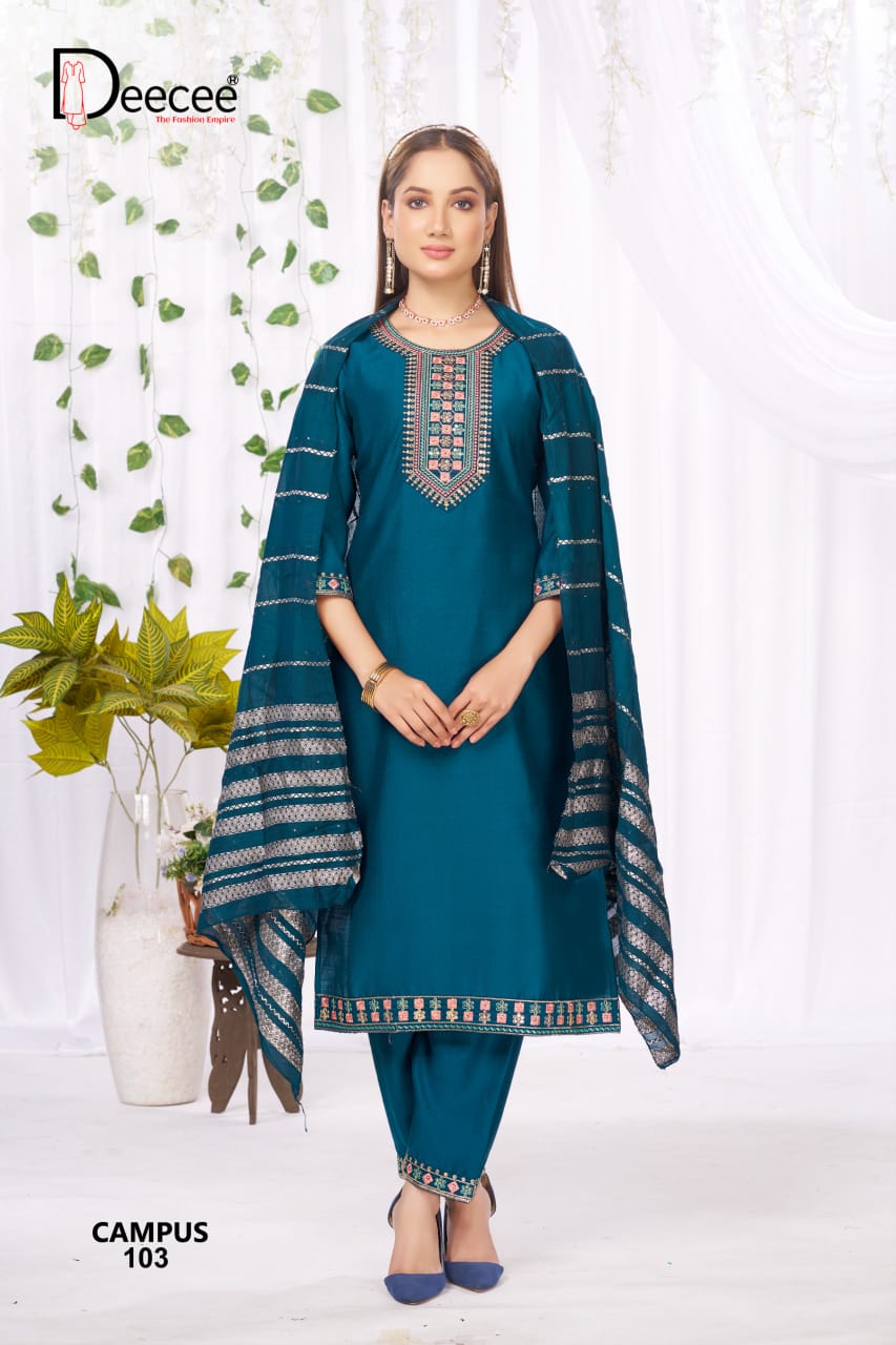 Campus Deecee Vatican Readymade Pant Style Suits Wholesale Price