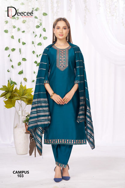 Campus Deecee Vatican Readymade Pant Style Suits Wholesale Price