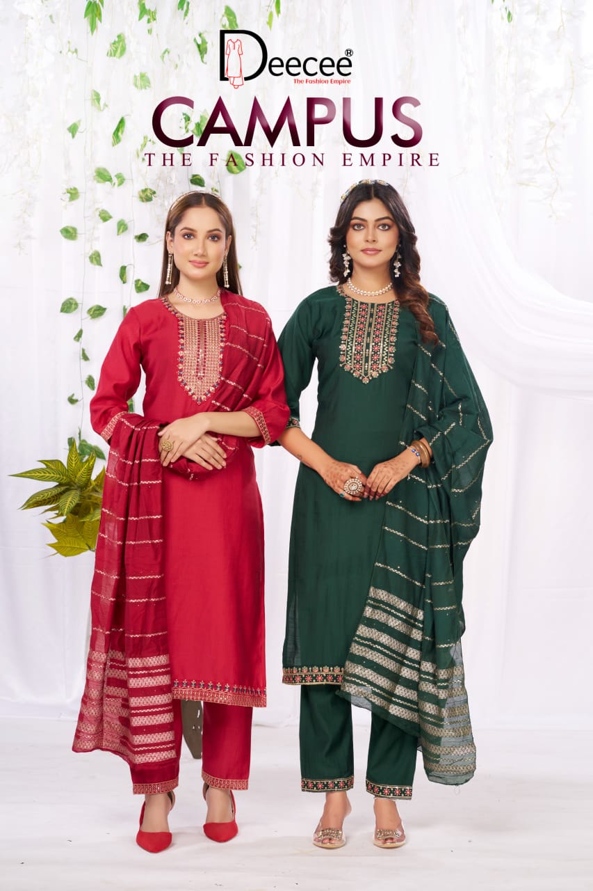 Campus Deecee Vatican Readymade Pant Style Suits Wholesale Price