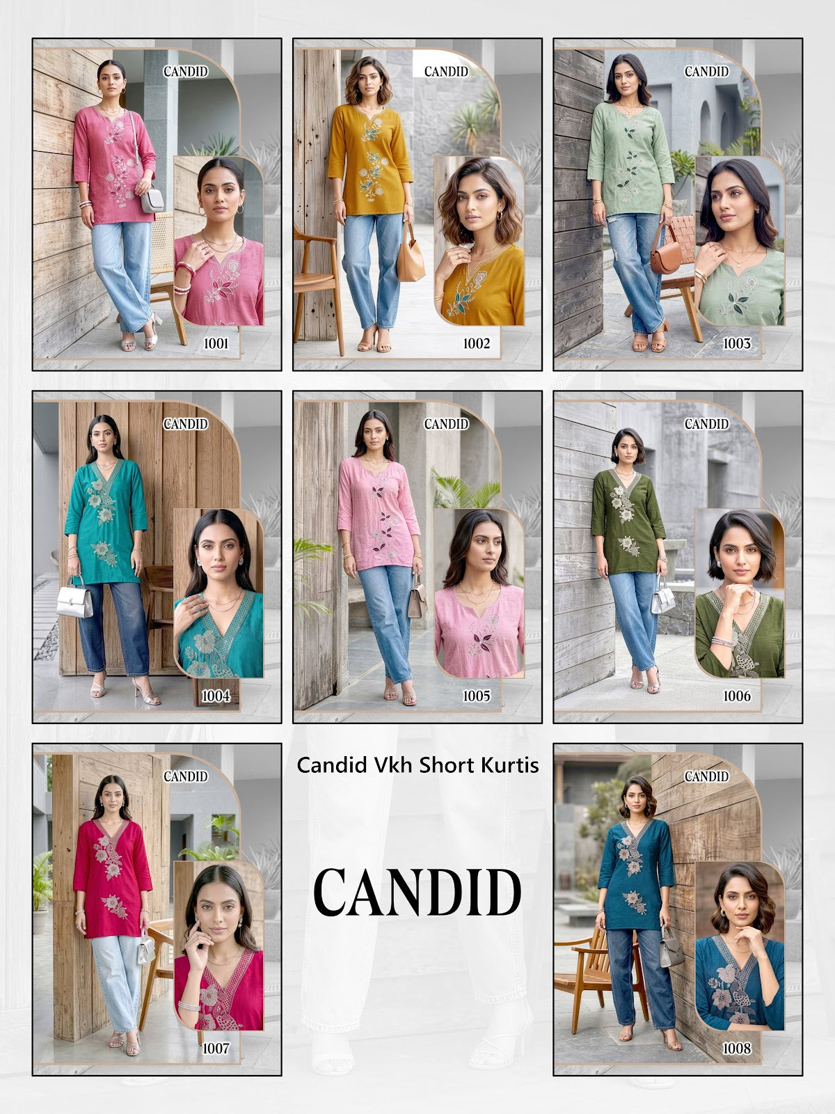 Candid Vkh Bombay Short Kurtis Wholesaler India