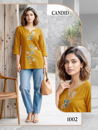 Candid Vkh Bombay Short Kurtis Wholesaler India