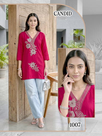 Candid Vkh Bombay Short Kurtis Wholesaler India