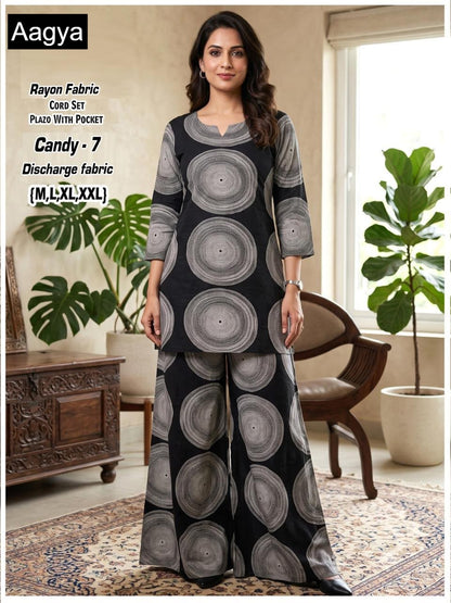 Candy Aagya Rayon Co Ord Set Wholesale Price