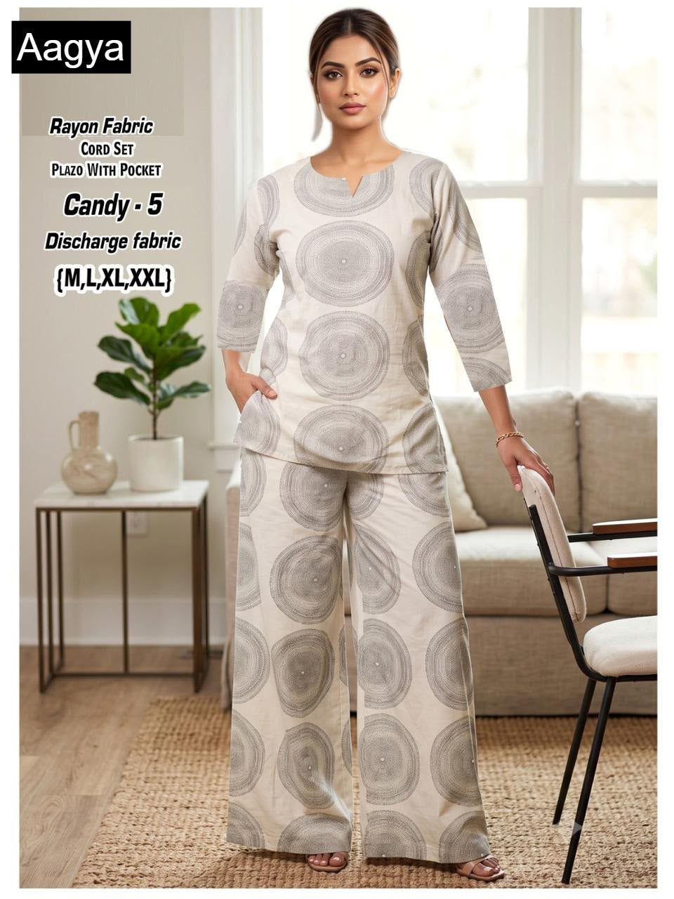 Candy Aagya Rayon Co Ord Set Wholesale Price