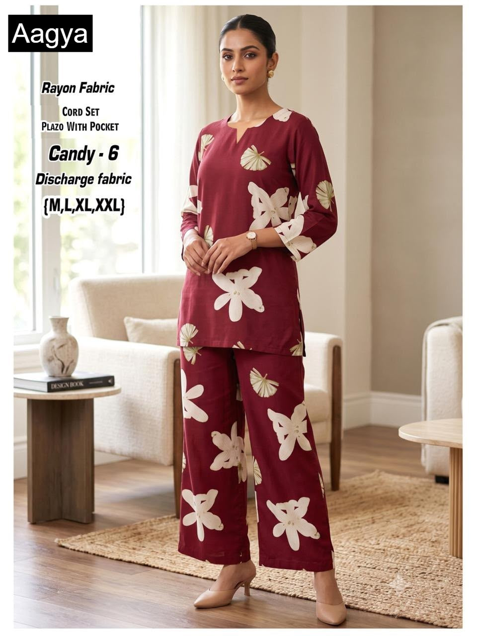 Candy Aagya Rayon Co Ord Set Wholesale Price