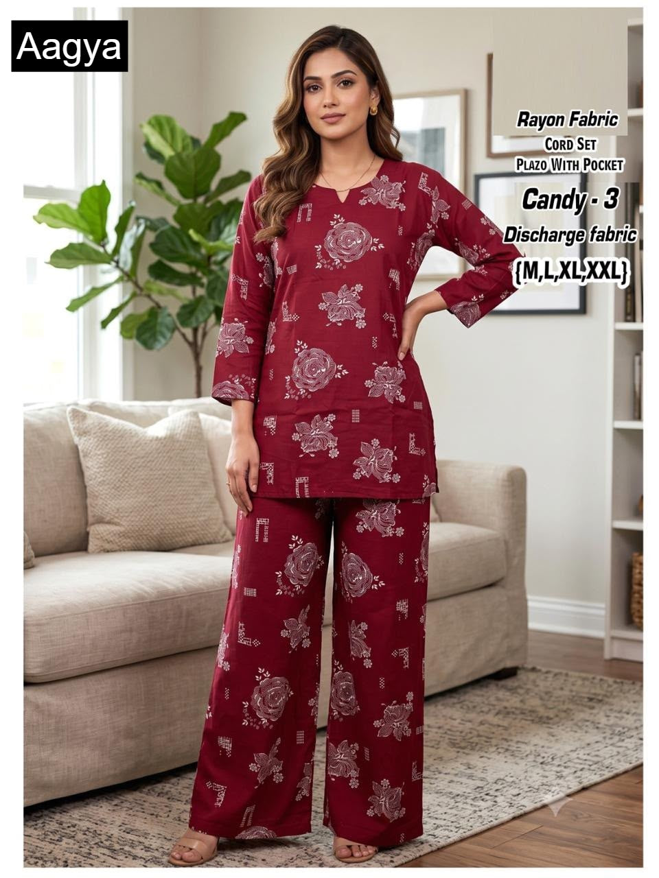 Candy Aagya Rayon Co Ord Set Wholesale Price