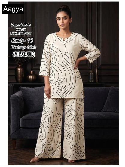 Candy Aagya Rayon Co Ord Set Wholesale Price