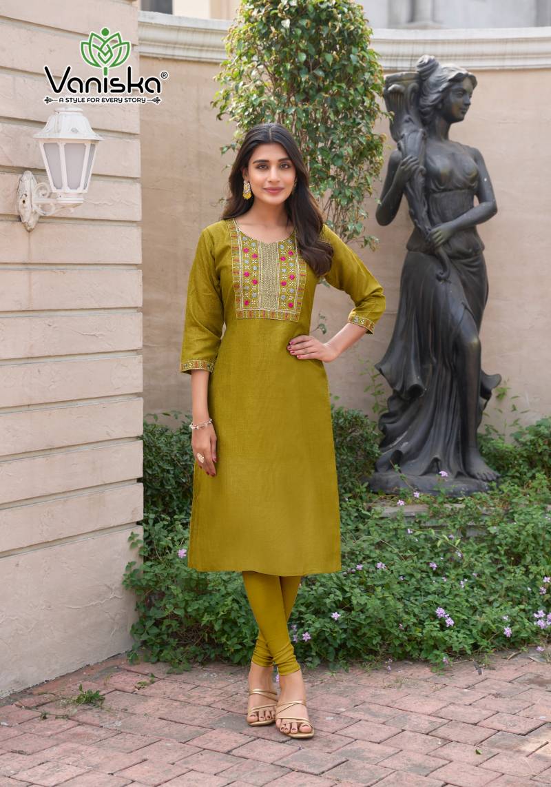 Candy Crush Vol 1 Vaniska Vichitra Straight Cut Kurtis Manufacturer India