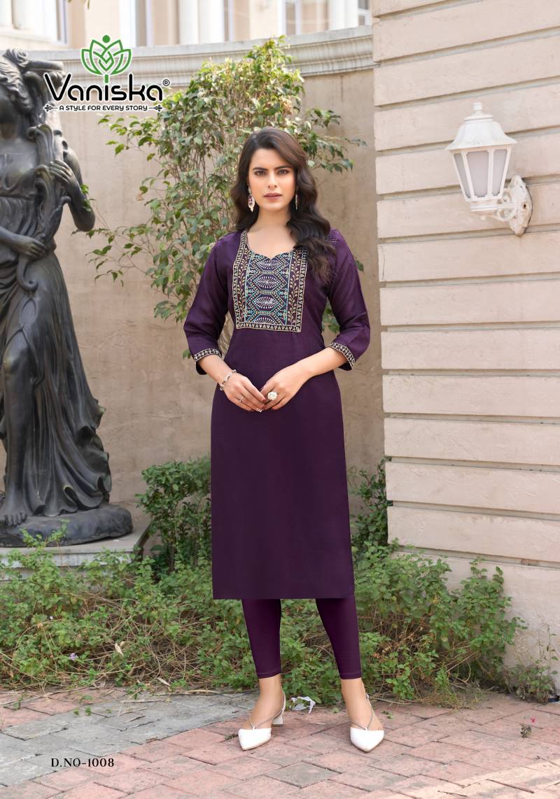 Candy Crush Vol 1 Vaniska Vichitra Straight Cut Kurtis Manufacturer India