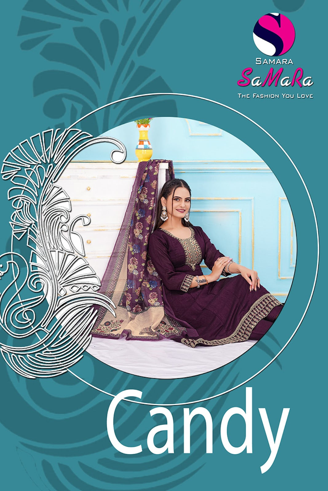 Candy Samara Vichitra Readymade Pant Style Suits Supplier Gujarat