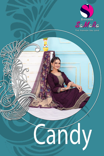Candy Samara Vichitra Readymade Pant Style Suits Supplier Gujarat