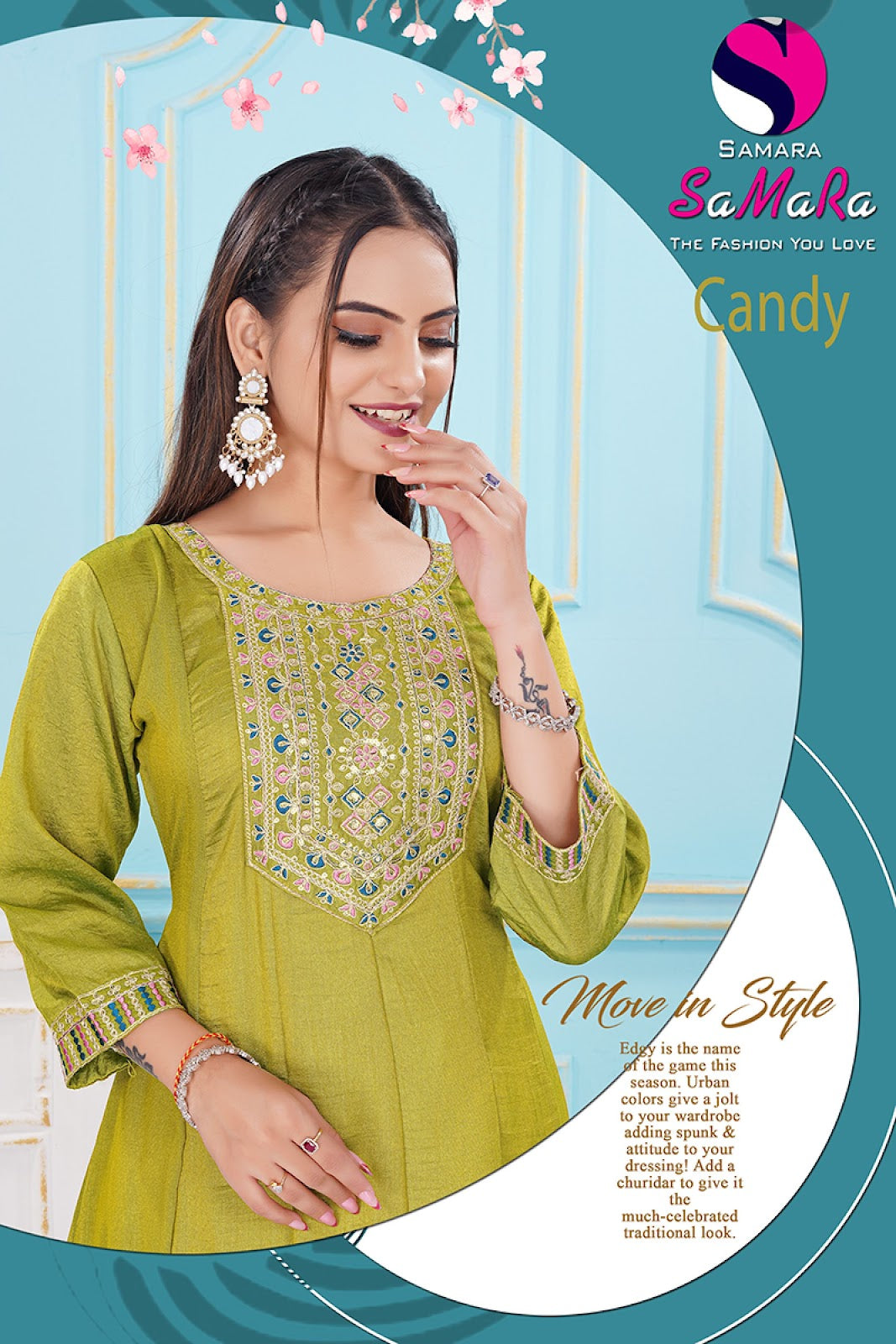 Candy Samara Vichitra Readymade Pant Style Suits Supplier Gujarat