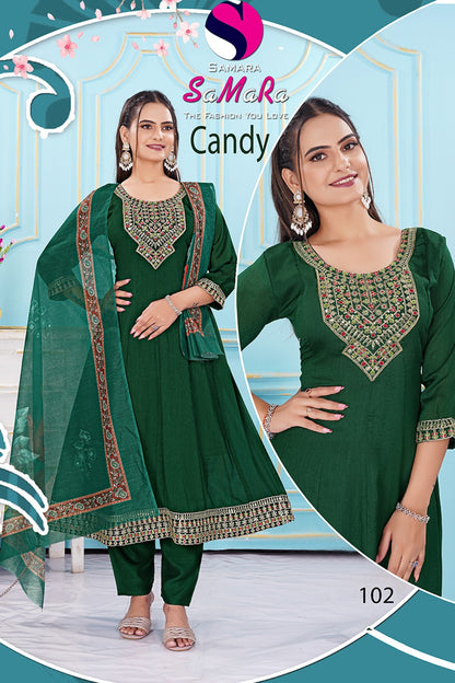 Candy Samara Vichitra Readymade Pant Style Suits Supplier Gujarat