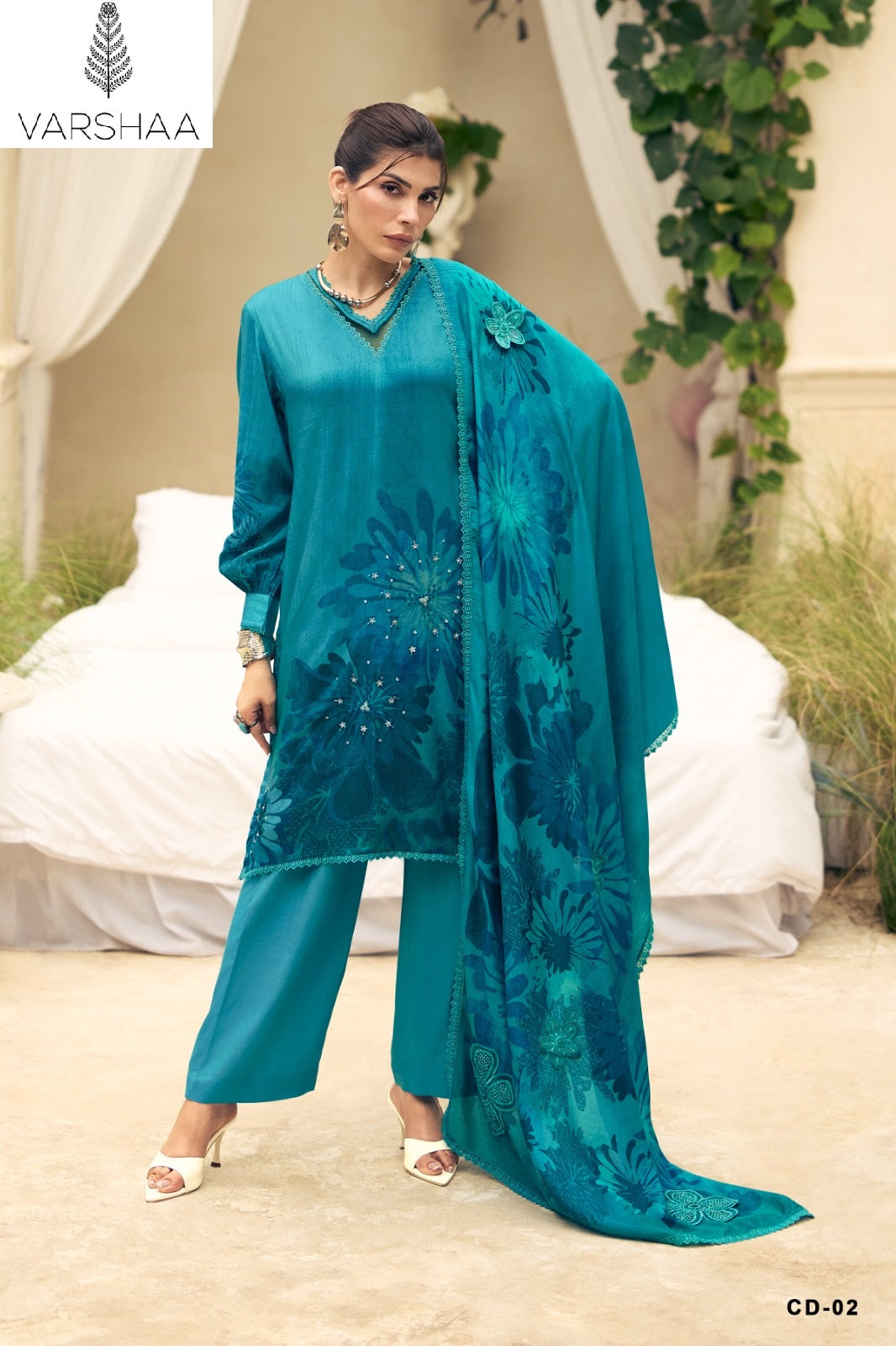 Candy Varshaa Swiss Plazzo Style Suits Manufacturer Ahmedabad