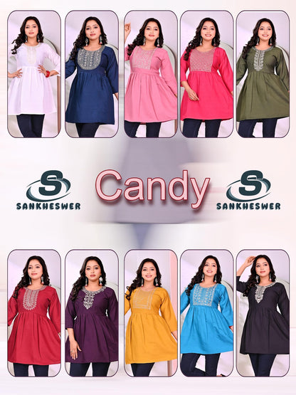 Candy Vol 1 Sankheswer Vertican Fancy Tops Wholesaler