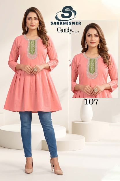 Candy Vol 2 Sankheswer Vertican Fancy Tops Wholesale Price