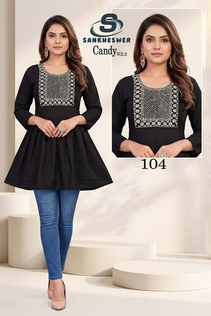 Candy Vol 2 Sankheswer Vertican Fancy Tops Wholesale Price