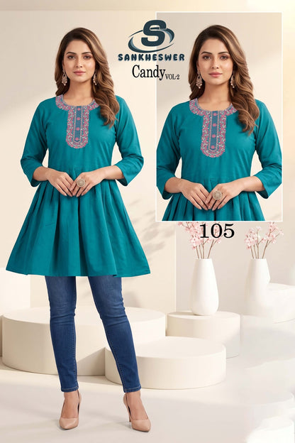 Candy Vol 2 Sankheswer Vertican Fancy Tops Wholesale Price