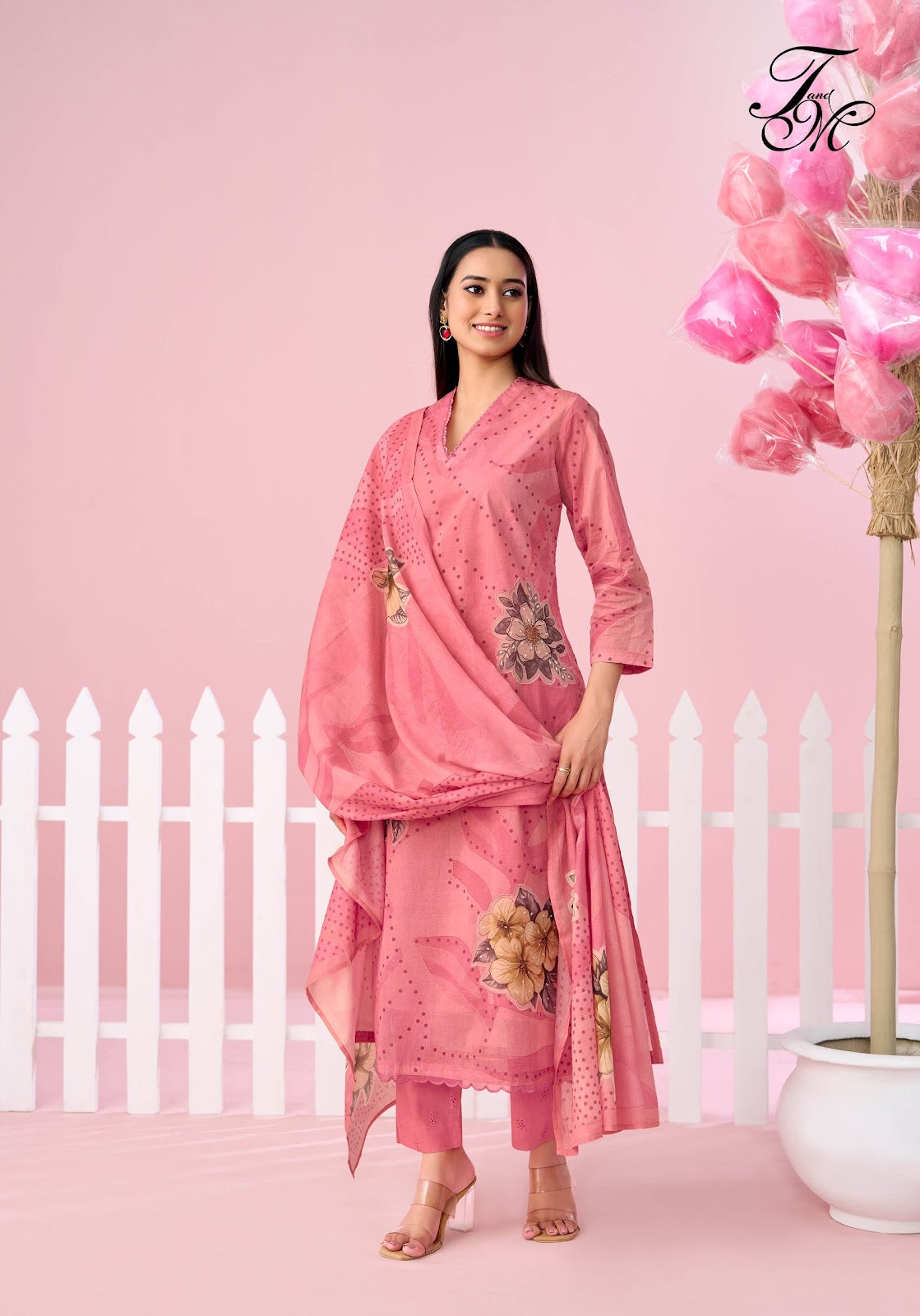 Candy Walk Tm Organdy Pant Style Suits Wholesale Price