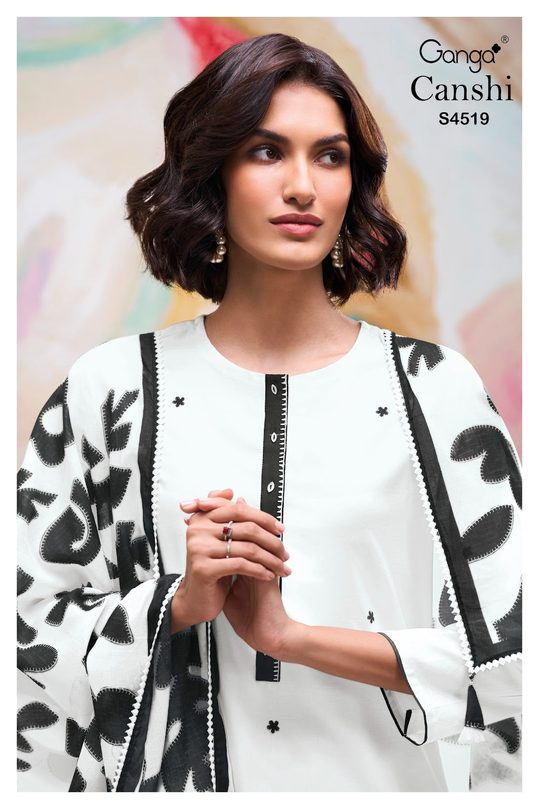 Canshi 4519 Ganga Cotton Plazzo Style Suits Wholesale Price