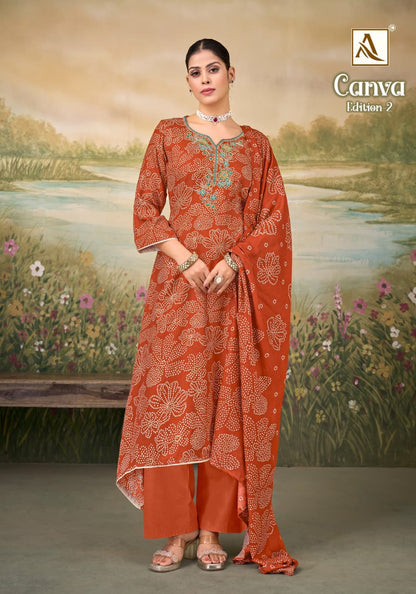 Canva Edition 2 Alok Viscose Pashmina Suits Manufacturer India