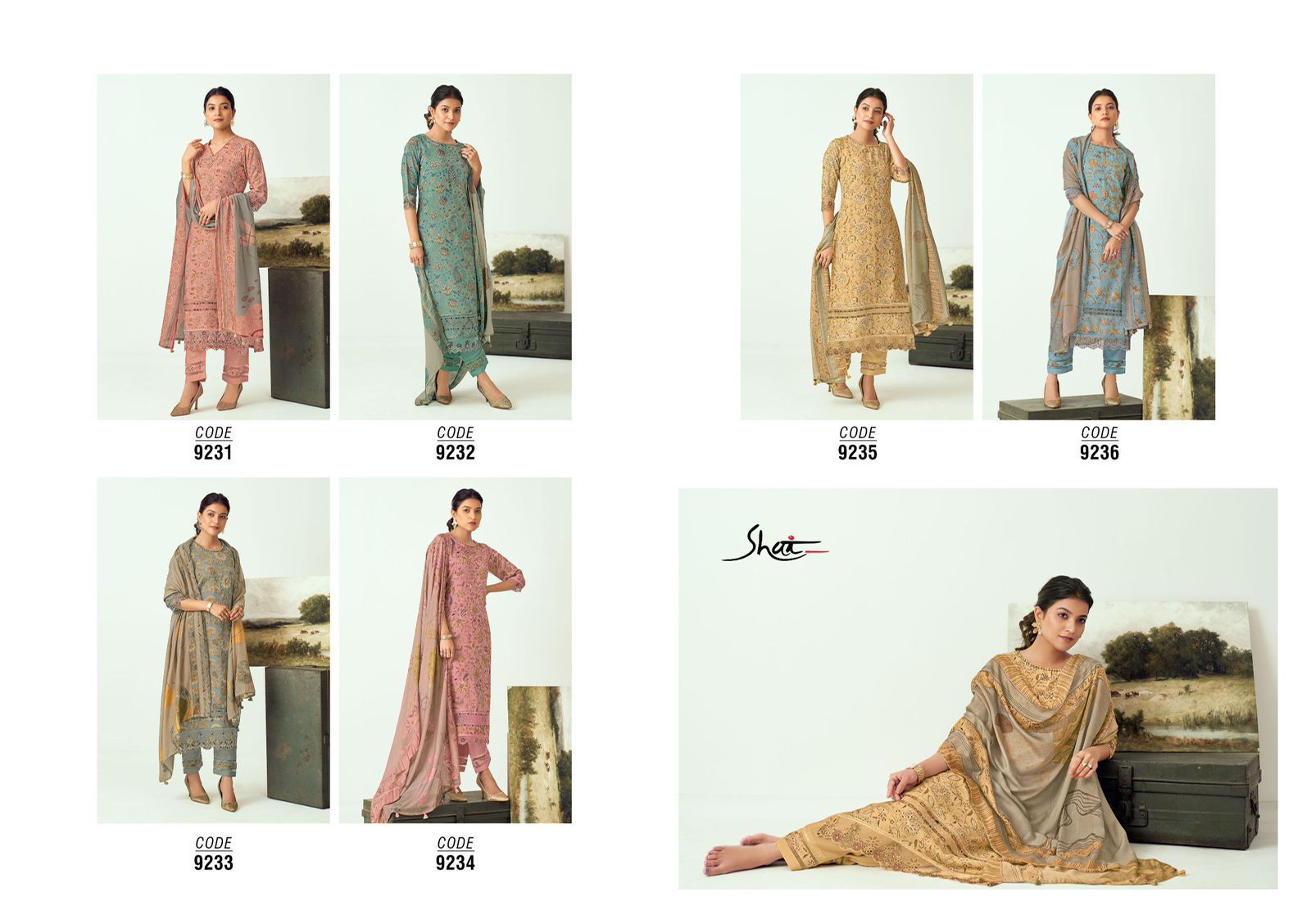 Canvas Jay Vijay Muslin Silk Pant Style Suits Exporter