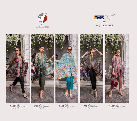 Cape Style Af Viscose Top Bottom Set Manufacturer