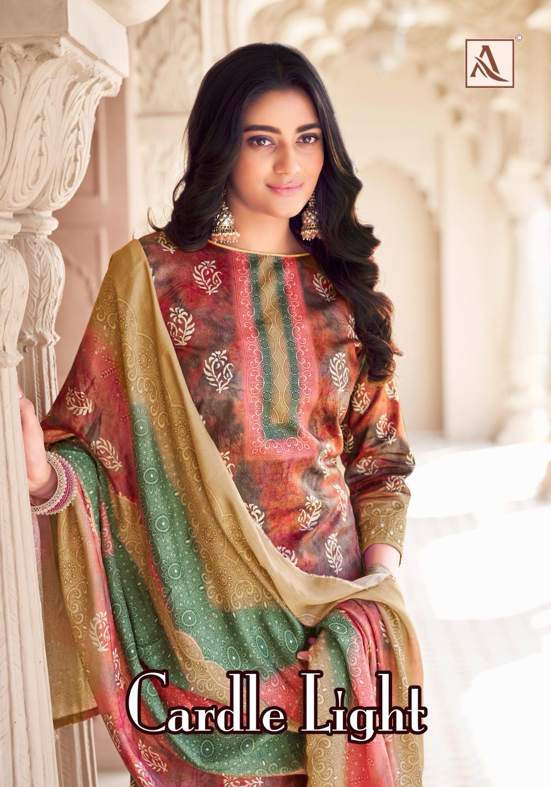 Cardle Light Alok Pure Zam Pant Style Suits Wholesale Price