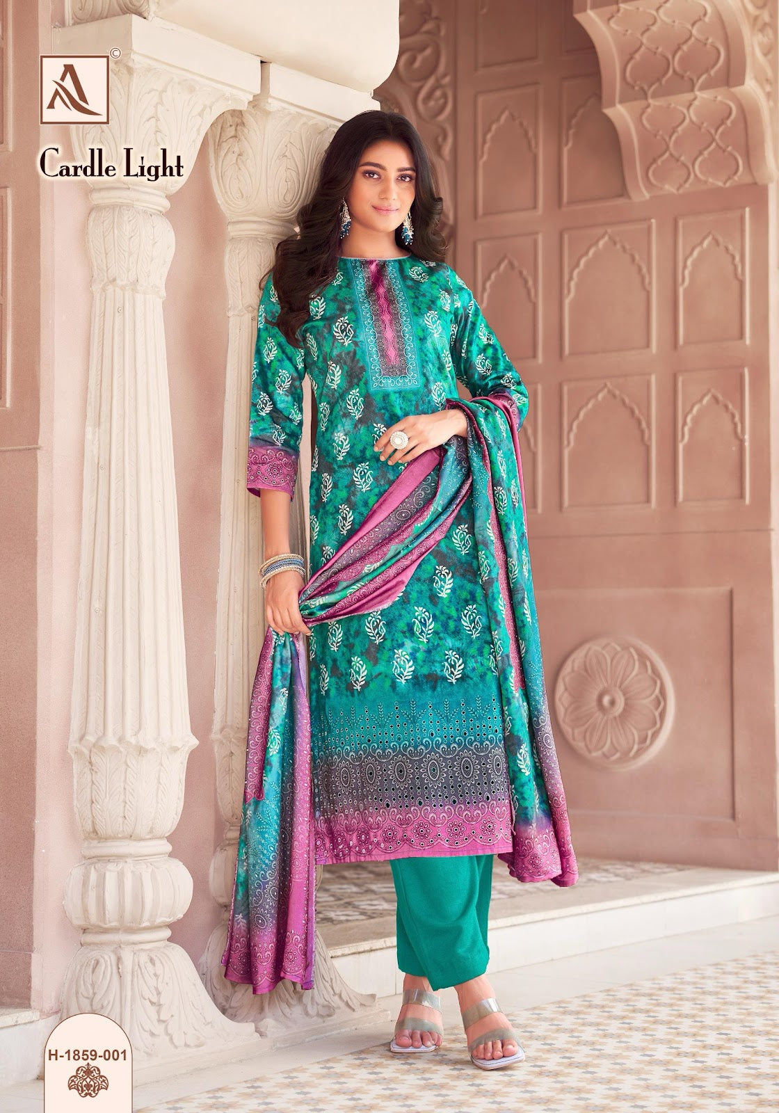 Cardle Light Alok Pure Zam Pant Style Suits Wholesale Price