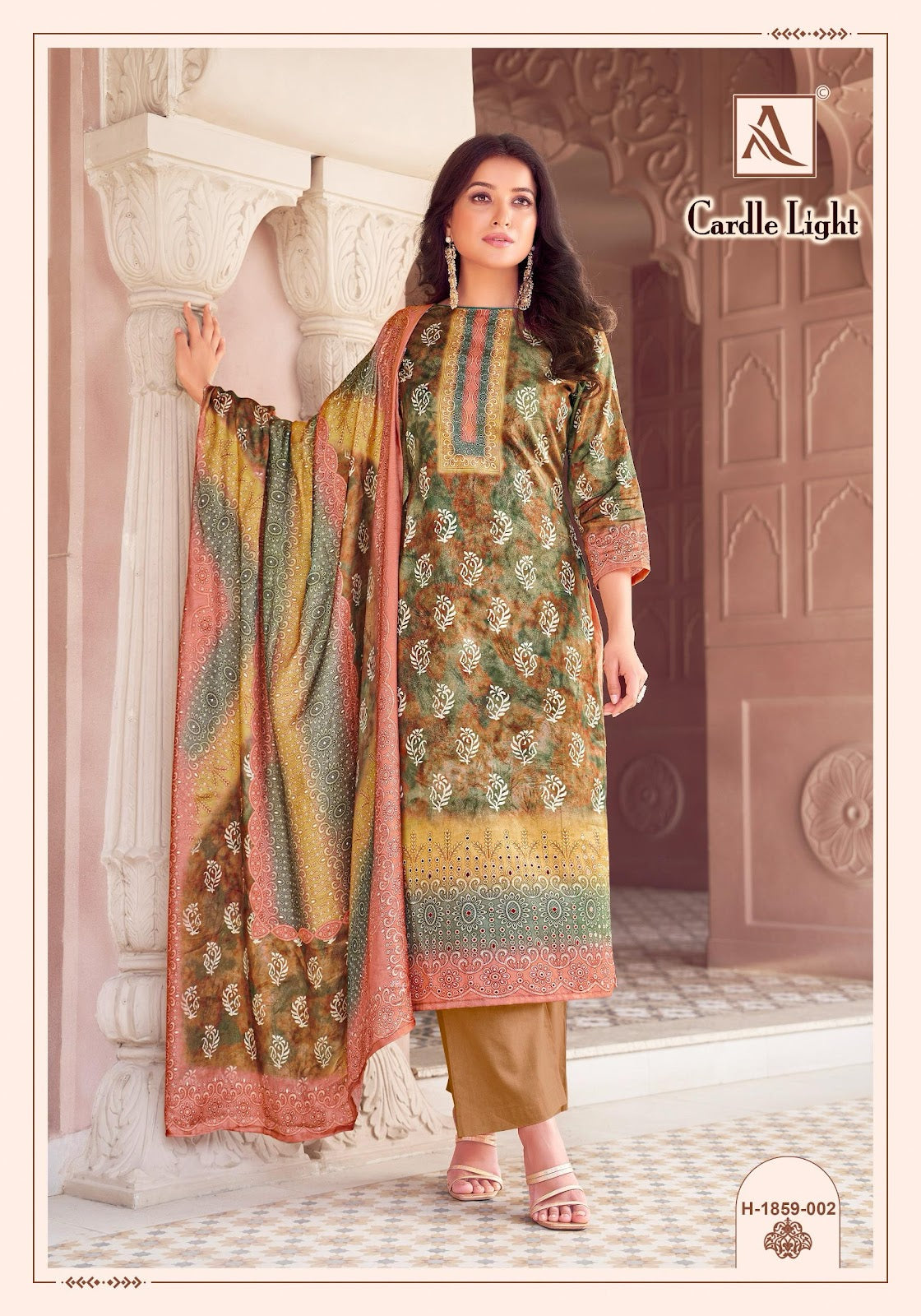 Cardle Light Alok Pure Zam Pant Style Suits Wholesale Price