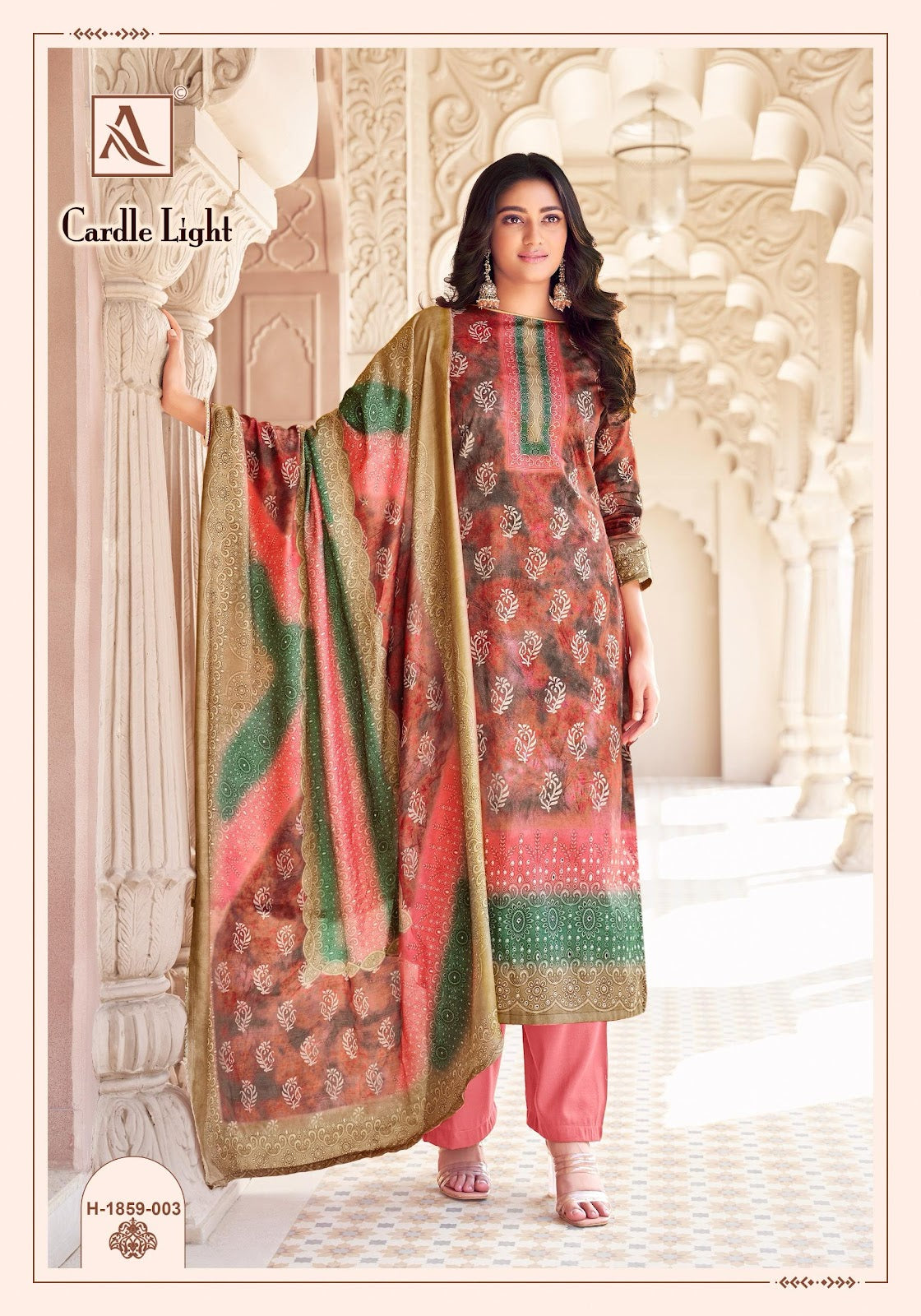 Cardle Light Alok Pure Zam Pant Style Suits Wholesale Price