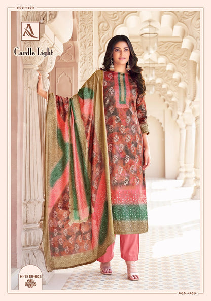 Cardle Light Alok Pure Zam Pant Style Suits Wholesale Price