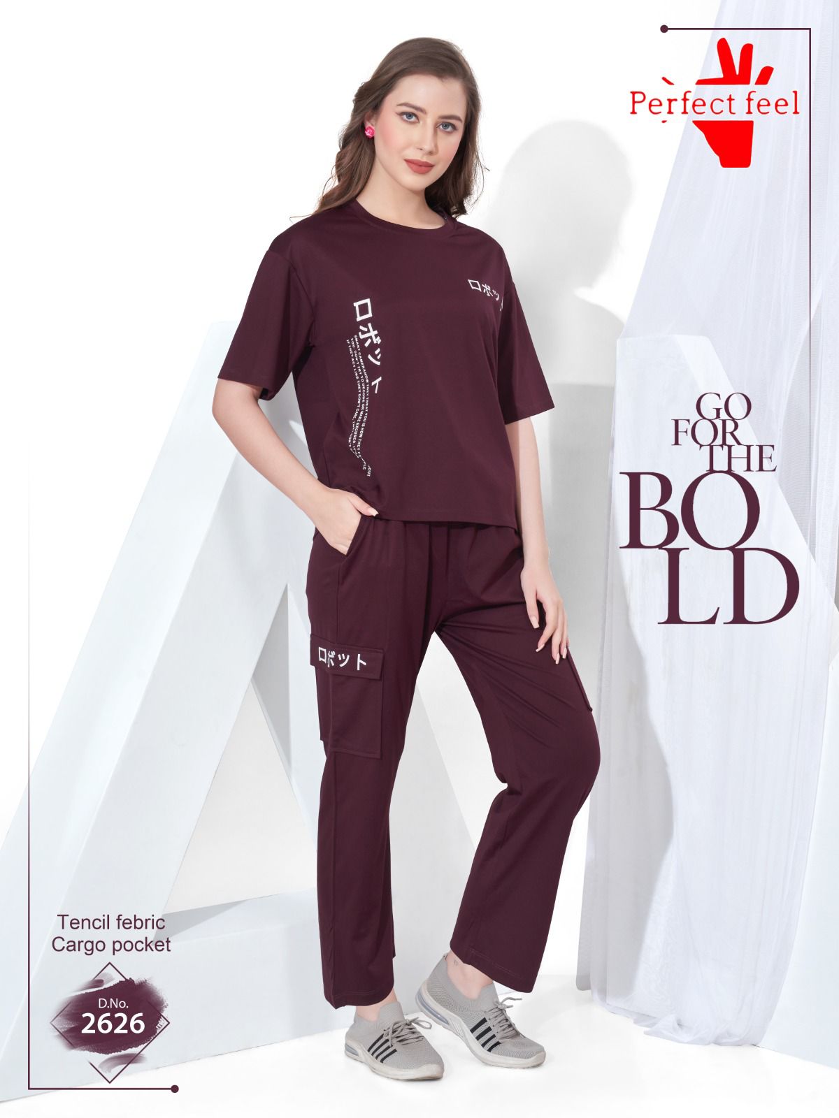 Cargo 060925 Perfect Feel Tencil Pyjama Night Suits Wholesale Rate