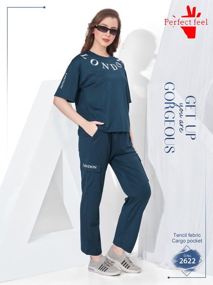 Cargo 060925 Perfect Feel Tencil Pyjama Night Suits Wholesale Rate